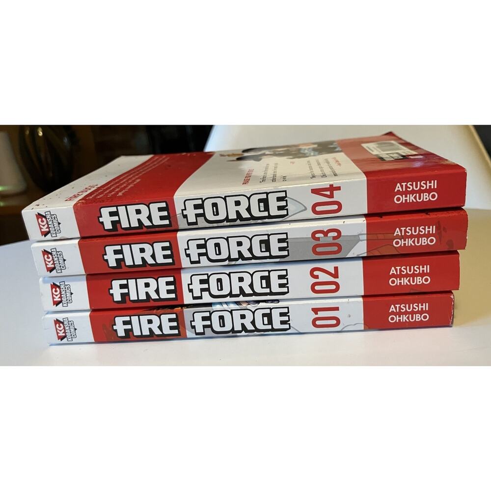 Fire Force Volumes 1-4 Manga Graphic Novels English